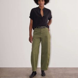 Everlane The Utility Curve Pant in Kalamata color